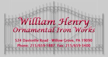 William Henry Ornamental Iron Works 